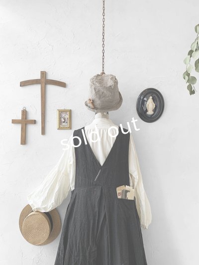 画像13: HALLELUJAH／Priest's Tablier 司祭のタブリエ・Charcoal black 