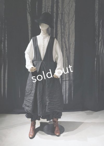 画像18: HALLELUJAH／Priest's Tablier 司祭のタブリエ・Charcoal black 