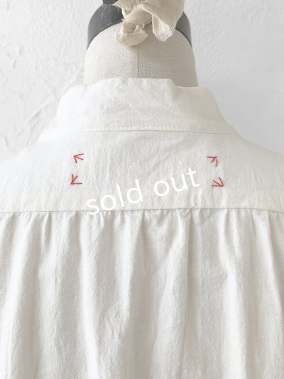 画像16: HALLELUJAH／Chemise Religieuse 修道女シャツ・Milky white 