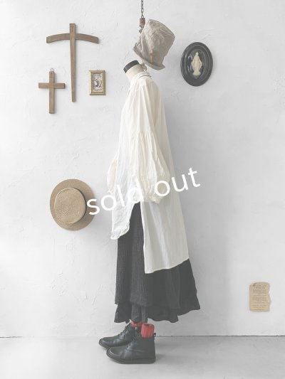 画像11: HALLELUJAH／Chemise Religieuse 修道女シャツ・Milky white 