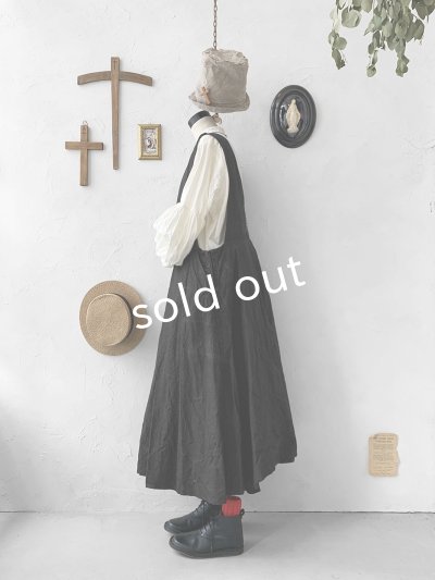 画像8: HALLELUJAH／Priest's Tablier 司祭のタブリエ・Charcoal black 