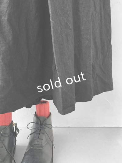 画像6: HALLELUJAH／Priest's Tablier 司祭のタブリエ・Charcoal black 