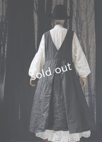 画像19: HALLELUJAH／Priest's Tablier 司祭のタブリエ・Charcoal black 