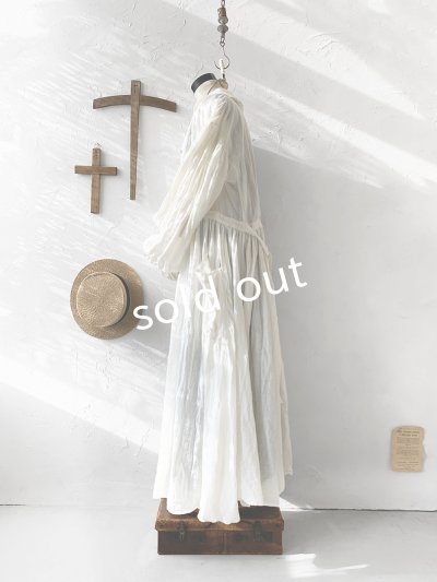 画像9: 【30%OFF SALE】HALLELUJAH／Chemise a la Reine Robe 王女のローブ・off white