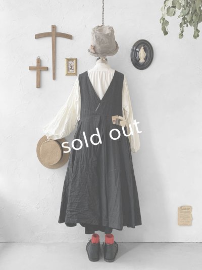 画像12: HALLELUJAH／Priest's Tablier 司祭のタブリエ・Charcoal black 