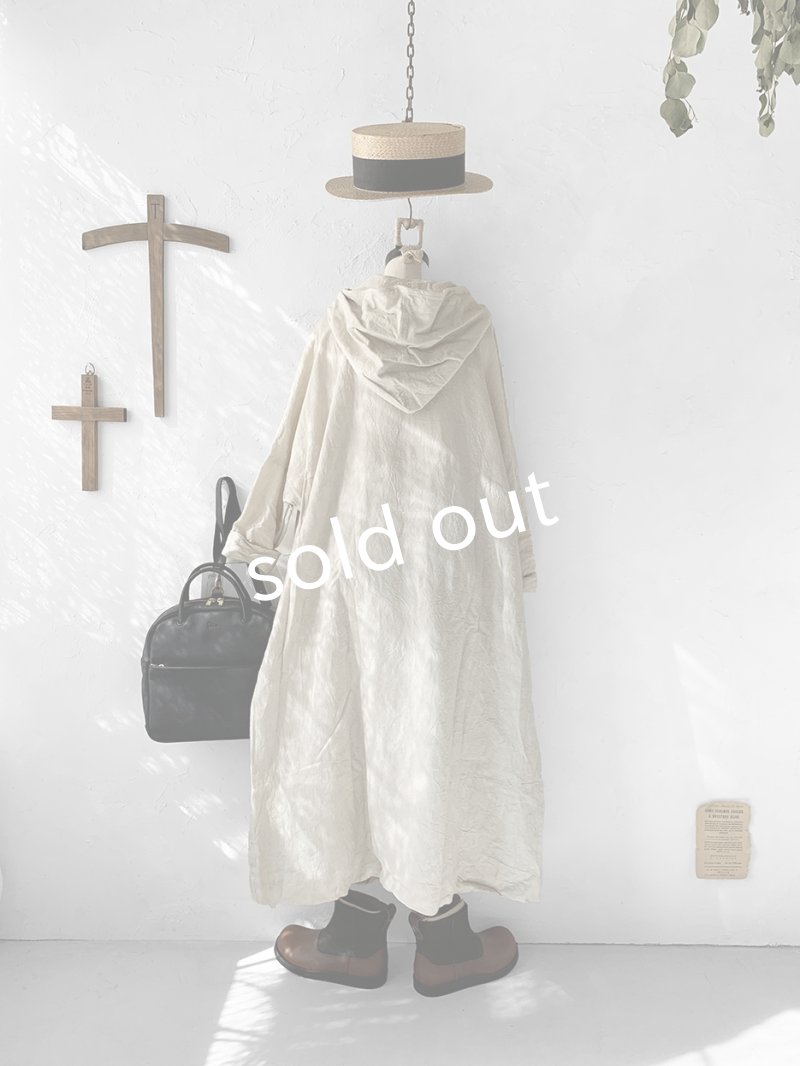 画像10: MARCHE' DE SOEUR／フードワンピース・クリーム (10)