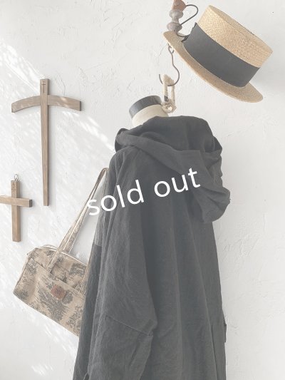 画像8: MARCHE' DE SOEUR／フードバルーンチュニック・黒