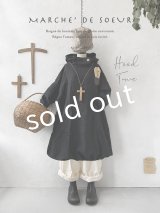 MARCHE' DE SOEUR／フードバルーンチュニック・黒