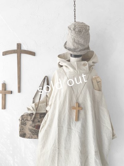 画像2: MARCHE' DE SOEUR／フードバルーンチュニック・クリーム