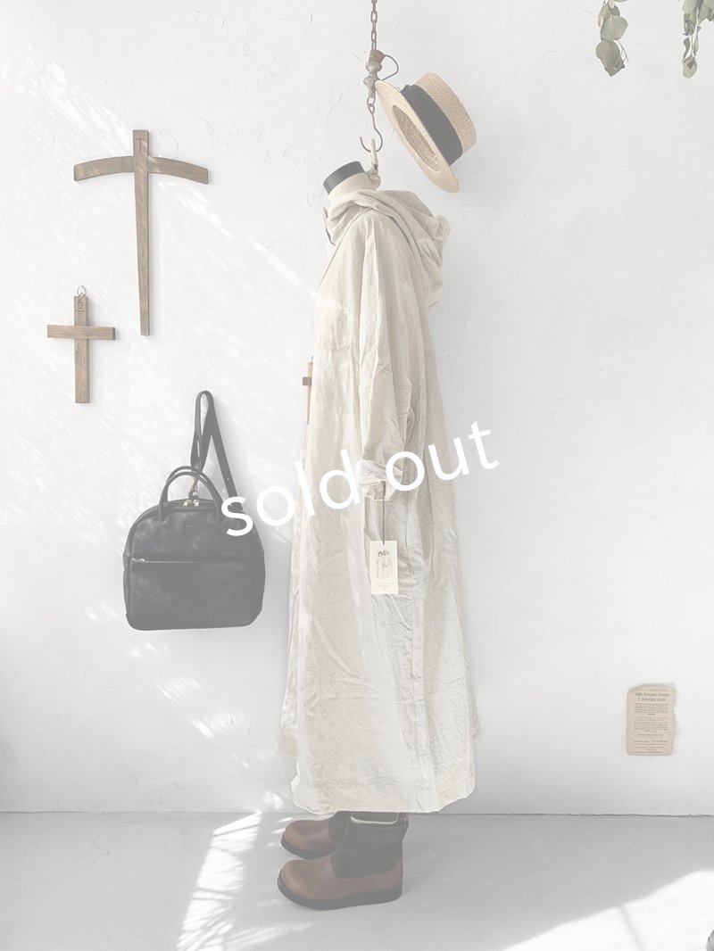 画像8: MARCHE' DE SOEUR／フードワンピース・クリーム (8)