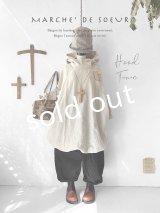 MARCHE' DE SOEUR／フードバルーンチュニック・クリーム