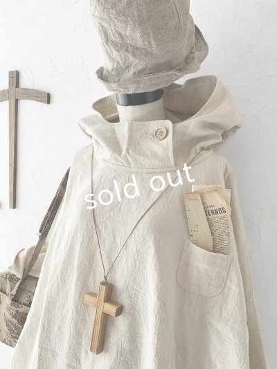 画像3: MARCHE' DE SOEUR／フードバルーンチュニック・クリーム