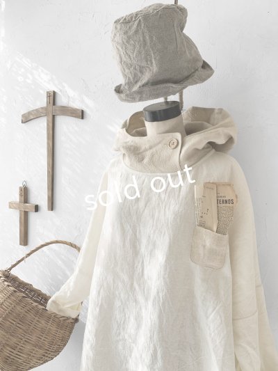 画像4: MARCHE' DE SOEUR／フードバルーンチュニック・オフ×クリーム