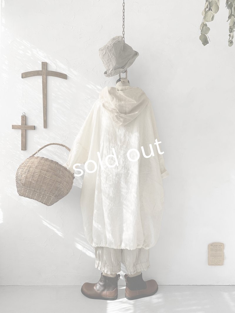 画像8: MARCHE' DE SOEUR／フードバルーンチュニック・オフ×クリーム (8)