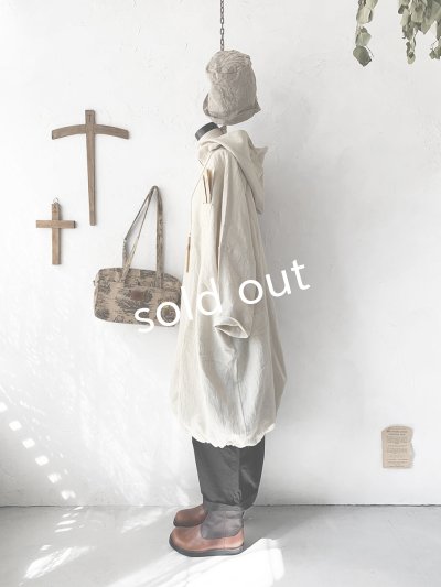 画像6: MARCHE' DE SOEUR／フードバルーンチュニック・クリーム