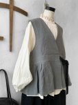 画像6: MAGALI /カシュクールジレ・アッシュグレー