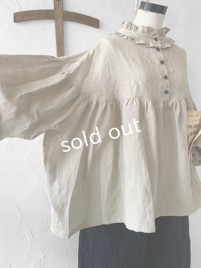 画像14: kosatofuku/フリルカラーブラウス・ブラック