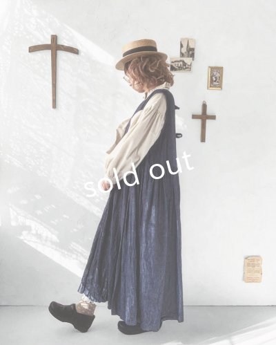 画像15: Avenue／後ろりぼんギャザーワンピース・デニム