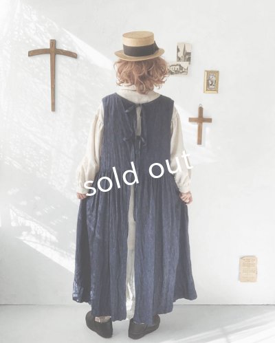 画像16: Avenue／後ろりぼんギャザーワンピース・デニム