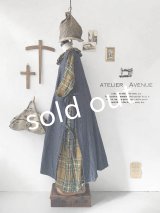 Avenue／サイドりぼんエプロンワンピース・デニム