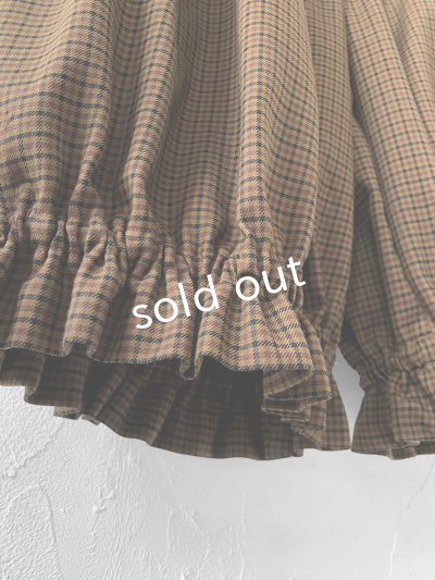 画像8: MARCHE' DE SOEUR/ブルジョンパンツ・ブラウンチェック