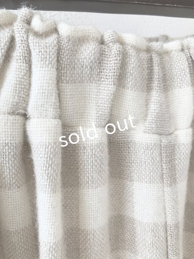 画像9: MARCHE' DE SOEUR／ブルジョンパンツ・ベージュチェック