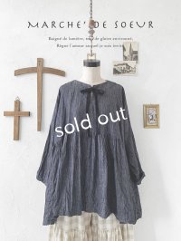 MARCHE' DE SOEUR／２wayギャザープルオーバー・デニム