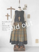 MARCHE' DE SOEUR／バッククロスワンピース・オータムチェック