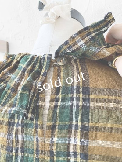 画像8: MARCHE' DE SOEUR／ラッフル襟の裾絞りプルオーバー・オータムチェック