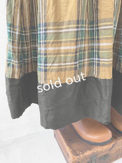 画像7: MARCHE' DE SOEUR／バッククロスワンピース・オータムチェック