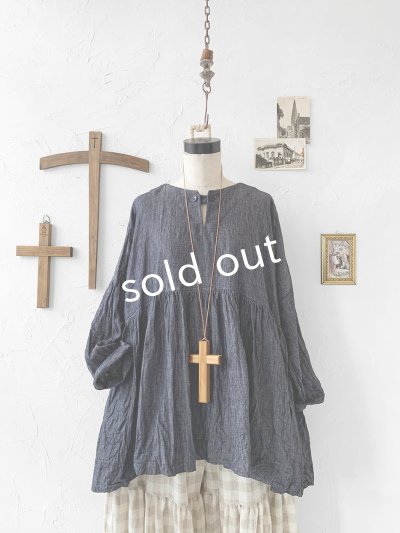 画像4: MARCHE' DE SOEUR／２wayギャザープルオーバー・デニム