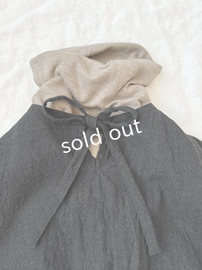 画像6: Avenue／ウールギャザーポンチョ・スミクロ