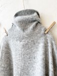 画像8: 【30%OFF】08mab/もちもちタートルニットポンチョ・グレー