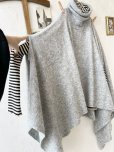 画像5: 【30%OFF】08mab/もちもちタートルニットポンチョ・グレー