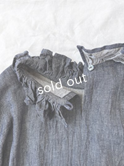 画像8: MARCHE' DE SOEUR／ラッフル襟のワンピース・デニム