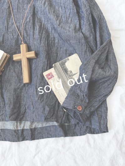 画像4: MARCHE' DE SOEUR/ラッフル襟のプルオーバー・デニム