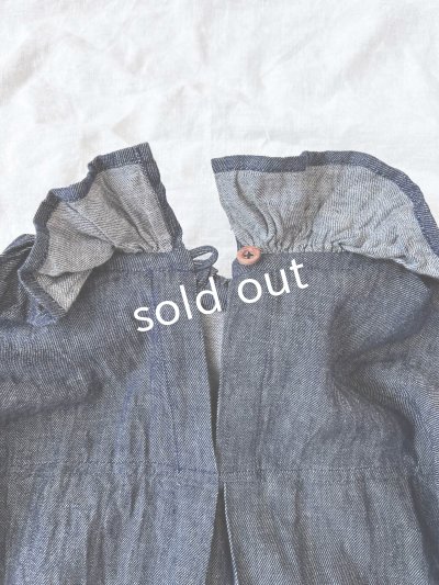 画像8: MARCHE' DE SOEUR/ラッフル襟のプルオーバー・デニム