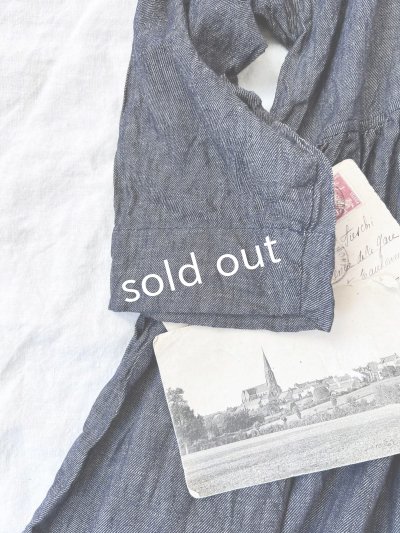 画像4: MARCHE' DE SOEUR／ラッフル襟のワンピース・デニム