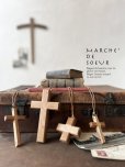 画像1: MARCHE' DE SOEUR／木の十字架ネックレス (1)