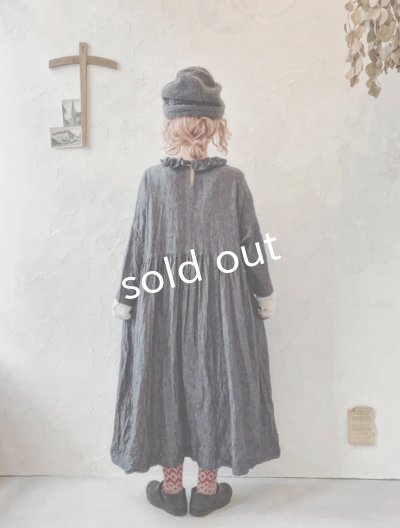 画像10: MARCHE' DE SOEUR／ラッフル襟のワンピース・デニム