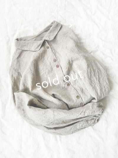 画像9: Libera&Capricciosa/2wayリネンブラウス・フラックス