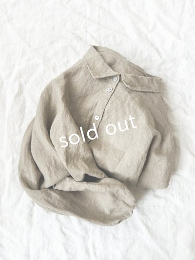 画像5: Libera&Capricciosa/2wayリネンブラウス・オリーブドラブ