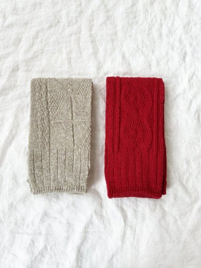 画像5: maison blanche／模様編みレッグウォーマー