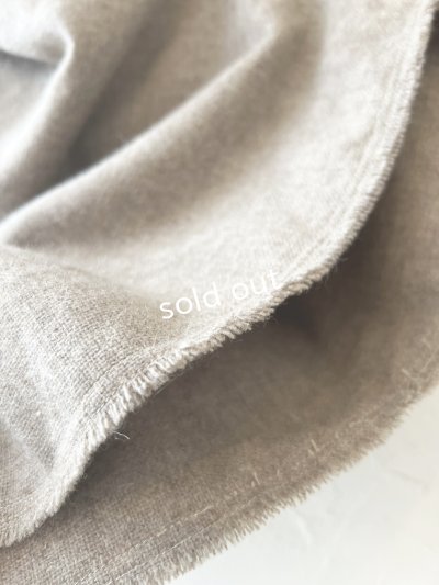 画像5: MARCHE' DE SOEUR／ウールツイードポンチョ・生成りベージュ