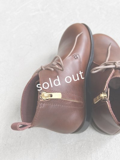 画像7: Diu/オブリークショートブーツ・ダークブラウン