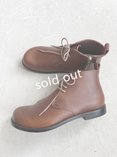 画像4: Diu/オブリークショートブーツ・ダークブラウン