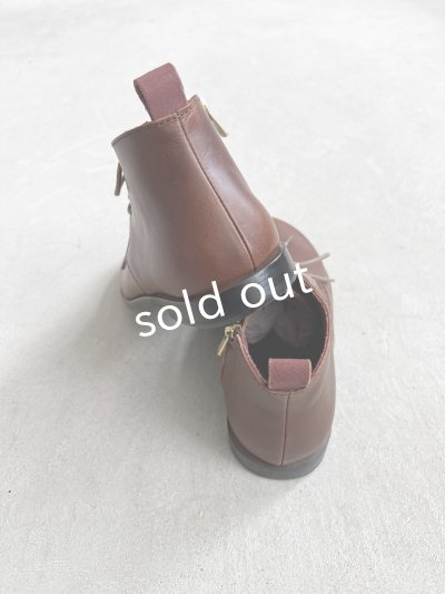 画像6: Diu/オブリークショートブーツ・ダークブラウン