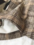 画像12: MARCHE' DE SOEUR／セーラ襟のタッセルちびコート・ブラウンチェック