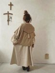 画像17: MARCHE' DE SOEUR／セーラ襟のタッセルちびコート・ボタニカルブラック