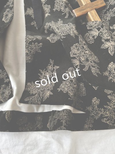 画像13: MARCHE' DE SOEUR／セーラ襟のタッセルちびコート・ボタニカルブラック